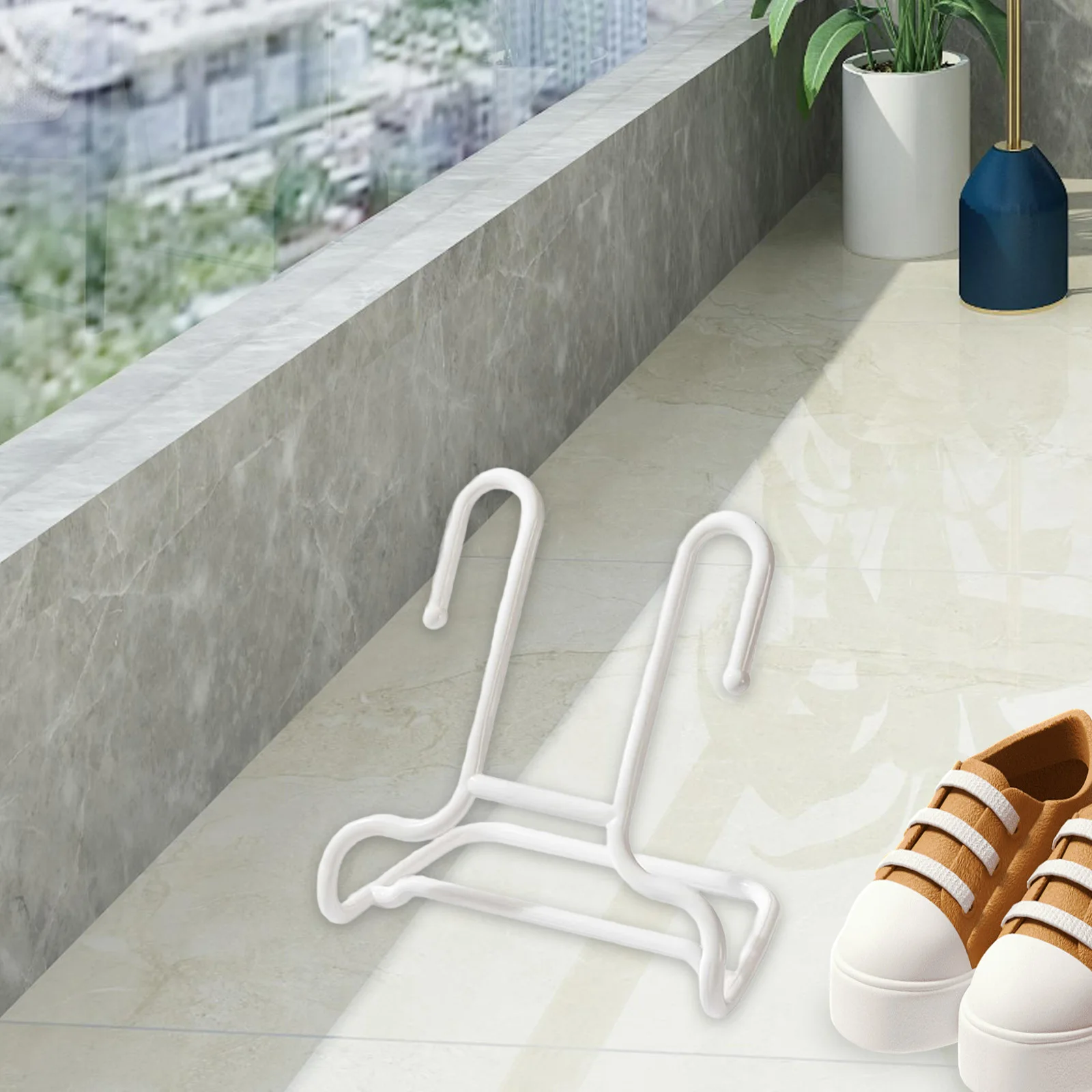 1PCS Creative Multi-Function Shoe Rack Children Kid Shoes Stand Hanging Shelf Drying Shoes Hanger Rack Save Space Organizer 5
