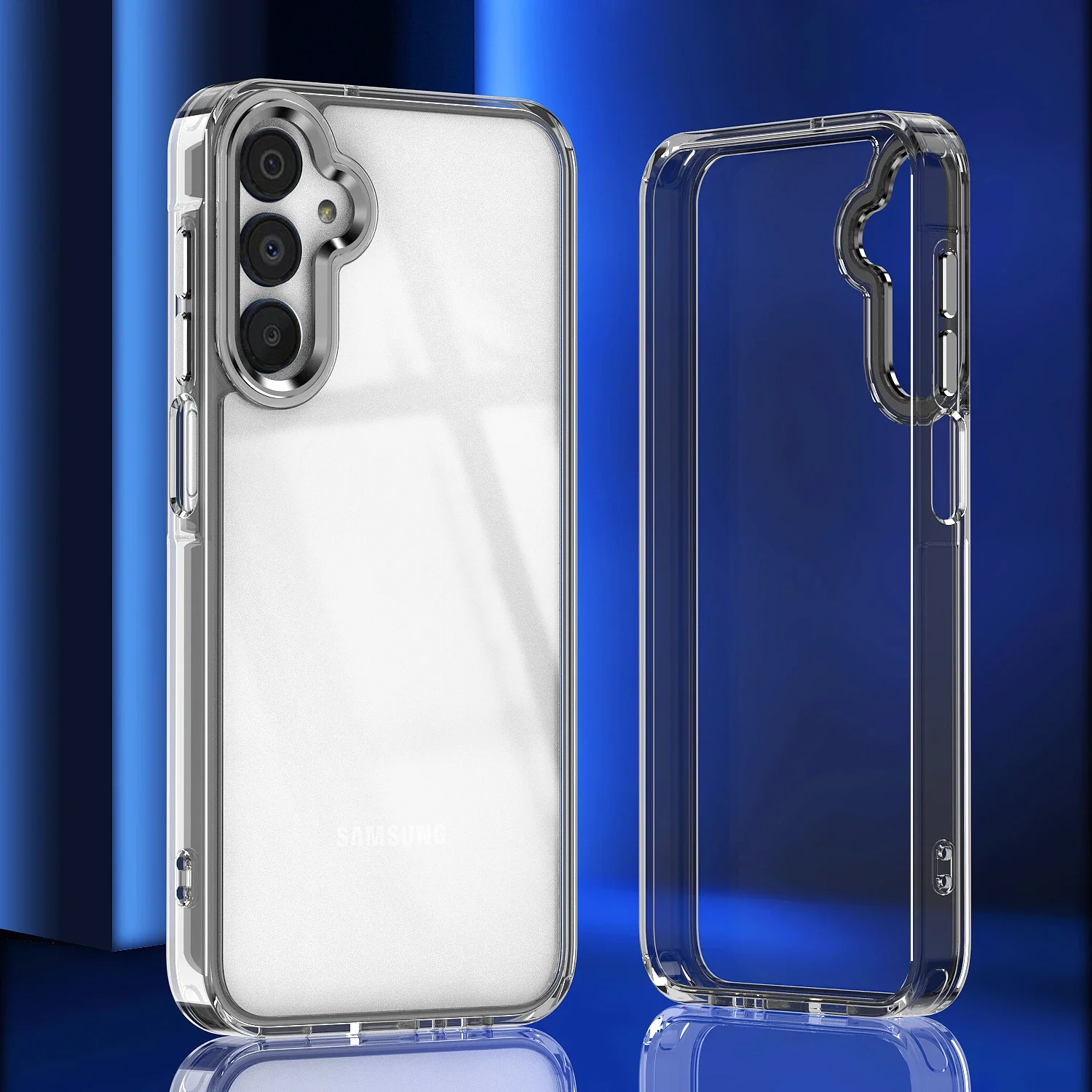 Luxury Transparent Shockproof Phone Case - Stylish and Durable Protection Cover