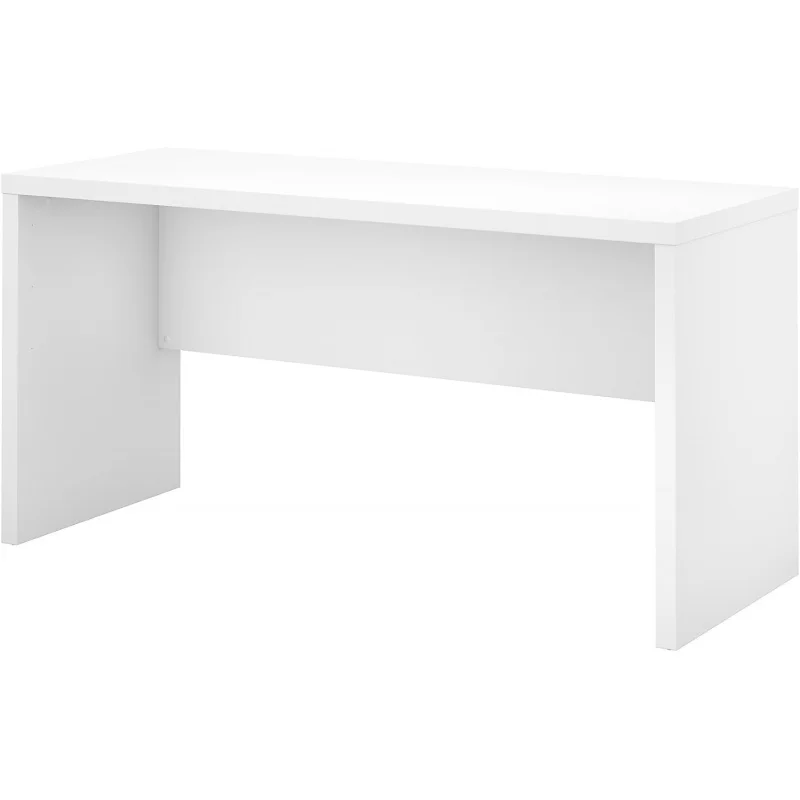 

Bush Business Furniture Credenza Table with Wire Management | Echo Collection Computer Desk for Home Office with Quick-to-Assemb