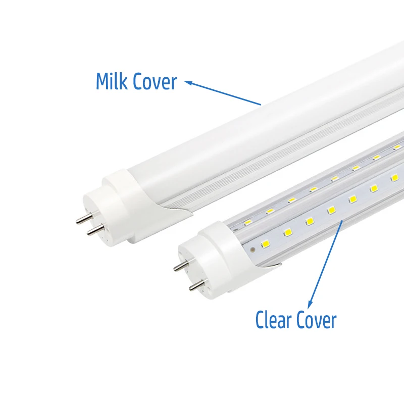 10개/몫 2피트 600mm 20W T8 v자형 LED 튜브 | G13입니다. | 고효율 PF 0.95 | 깜빡임 없음 | 조광 불가능 | 에너지 절약 | 형광등 교체