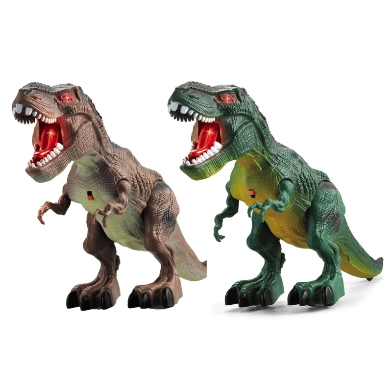 

Infant Glowing Dinosaur Walking Toy Boys Girls Light Sounds Toy Preschool Early Educational Toy Gift for Kid Gift