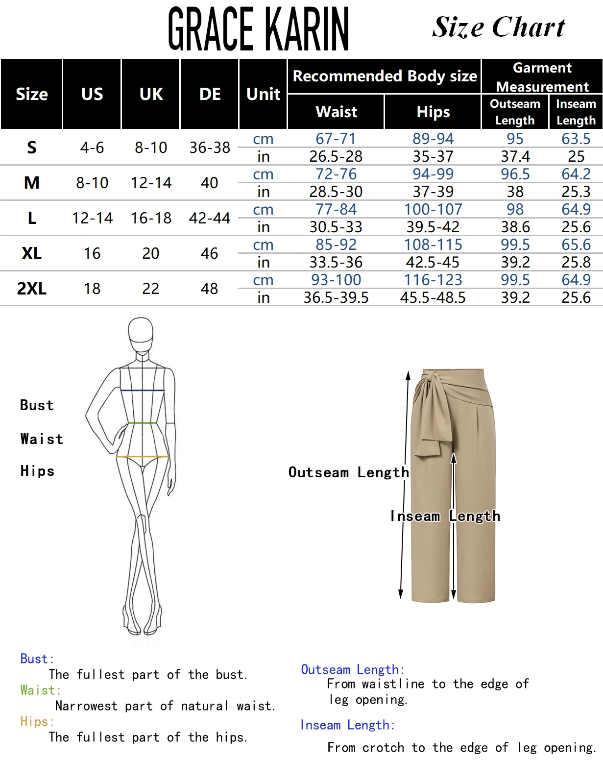 GK Women Straight Leg Capri Pants OL Elastic Waist With Overlay Decorated Zip-up Fashion Ankle Length Pants Casual Streetwear