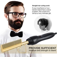 Electric Curling Iron Massage Comb for long curly hair Barber comb Durable curling comb for home fluffy comb 1