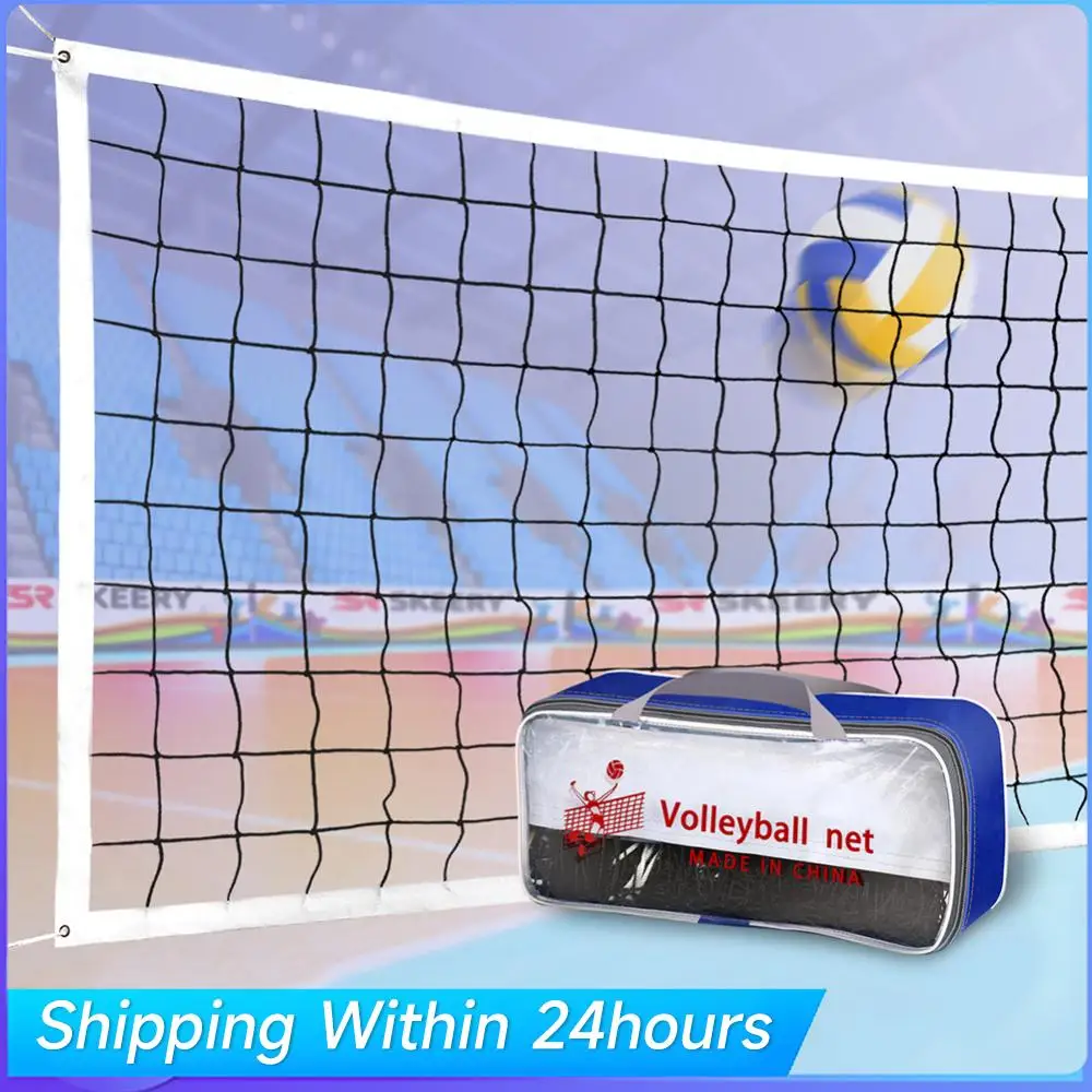 Heavy Duty Volleyball Net Upgraded Weather Resistance Portable Volleyball Net Tear-Resistant Frame Sports Outdoor
