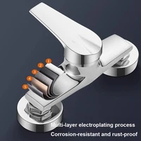 ก๊อกน้ำผสมอ่างอาบน้ำแบบผสมน้ำร้อนน้ำเย็น วัสดุโลหะผสมสังกะสี สำหรับห้องน้ำ 4