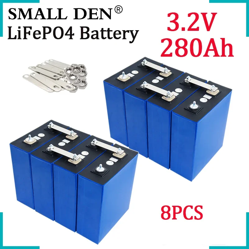 

Аккумуляторная батарея Lifepo4 высокой емкости, 8 шт., 3,2 в, 280000 а/ч, 12 В, 24 В