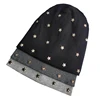 Geebro Star Ribbed Cotton knitted skullies Beanie For Women Casual Soft Design Solid Heart Bonnets hat Slouchy  Ladies Hat 5