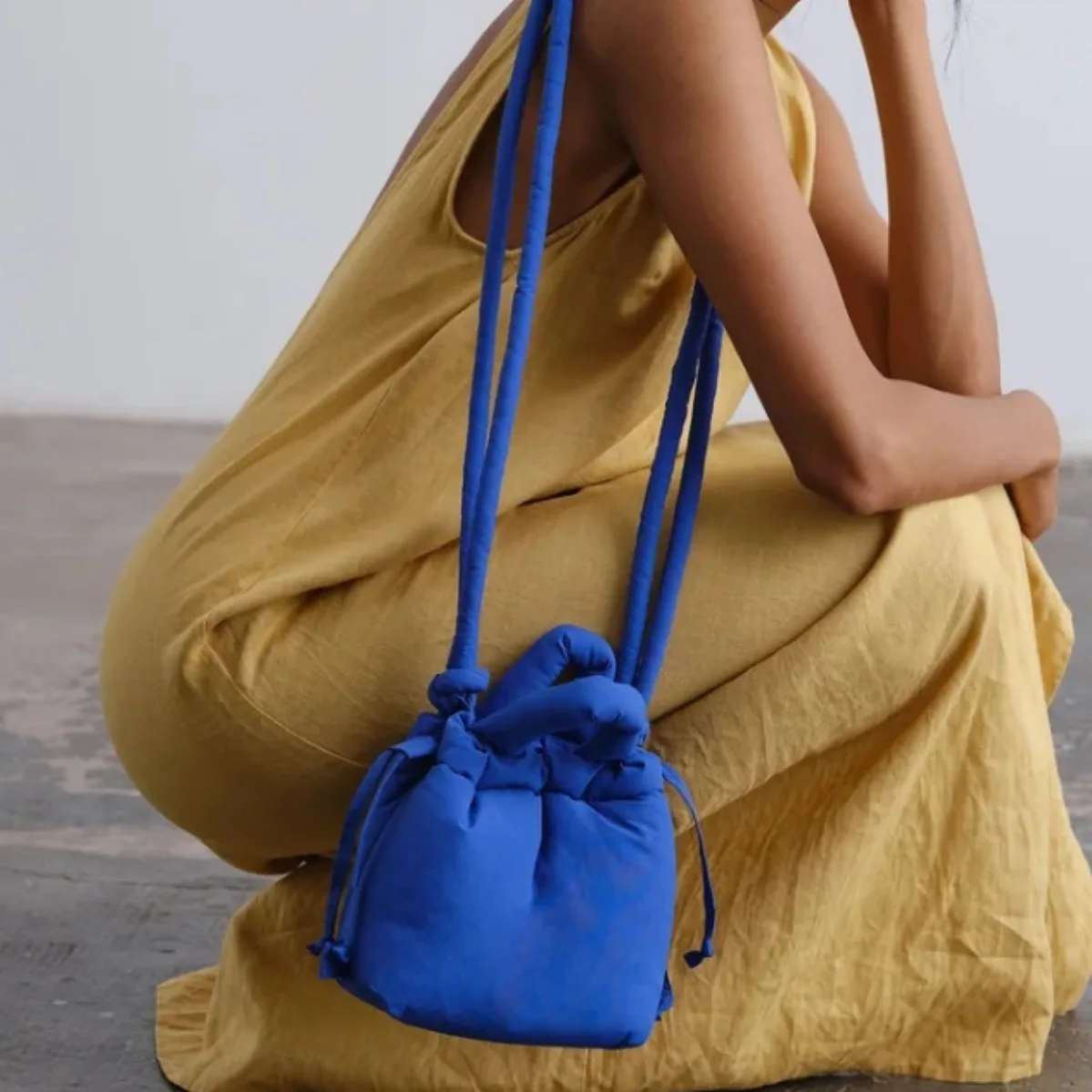 Nylon Padded Shoulder Bag Cotton Quilted Women Designer Handbags Ruched Soft Crossbody Bags for Woman Mini Down Space Backpack