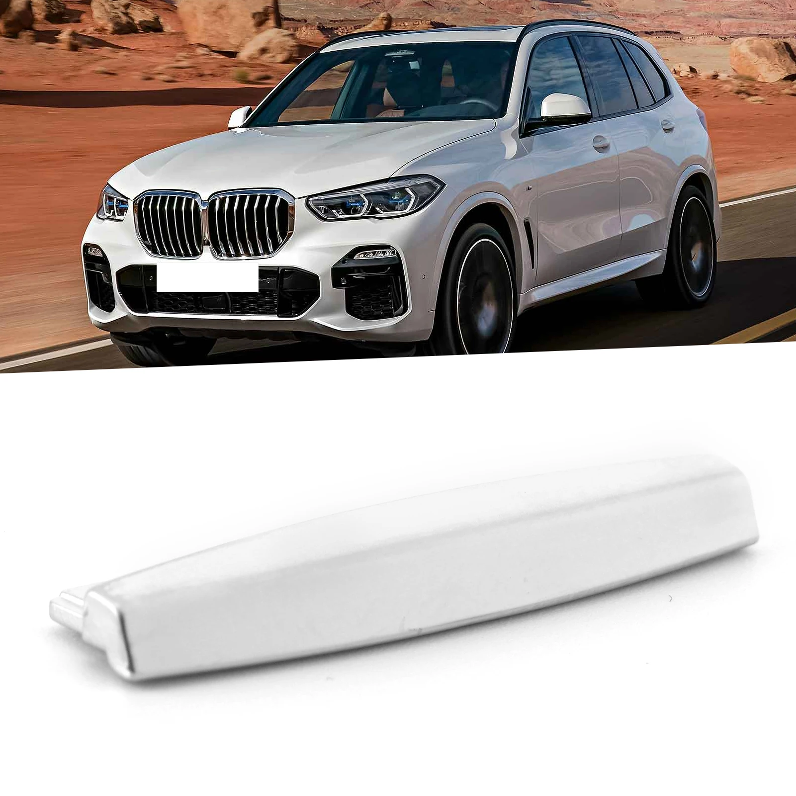 Adjust Clip Ac Air Conditioner Vent Grille AC Vent Tab Air Conditioning Outlet Clip Chrome Plated Fit for BMW X5 X6 F15 F16 2014 2015 Accessories