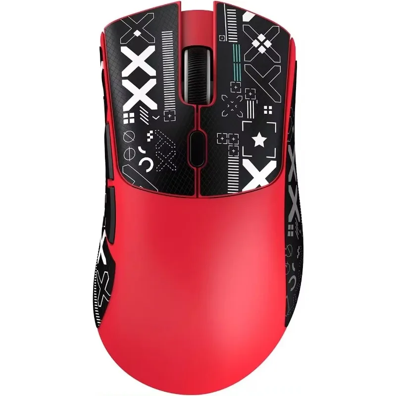IRocks M31R RGB Mouse Gaming Wireless 66g - Sensore PAW3395 26000 DPI, Tri-Mode 2.4G/Bluetooth/USB-C, Interruttori Kailh GM8.0, Colore Marrone
