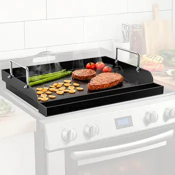 Universal Nonstick Grill Griddle Plate – 17×13 Heavy-Duty Cooking Surface 1