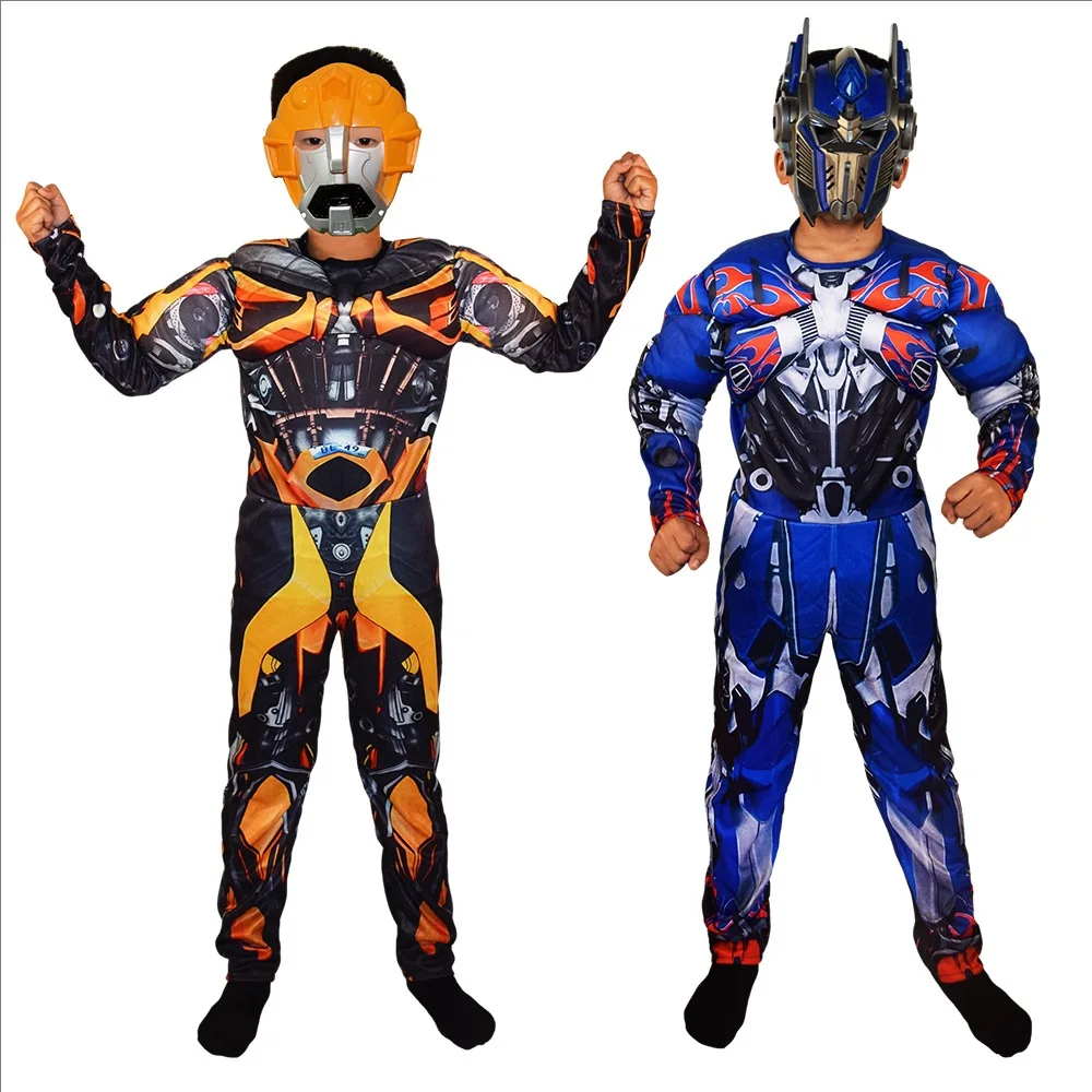 Optimus Prime Transformation I Diamond Muscle Dress Children's Halloween Dress Ball Performance cosplay Hero