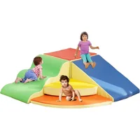 MOOITZ Foam Climbing Blocks 5 Pcs Climbing Toys for Climb Crawl and Slide Climbing Toys Indoor for Nursery Living Room Colours L 1
