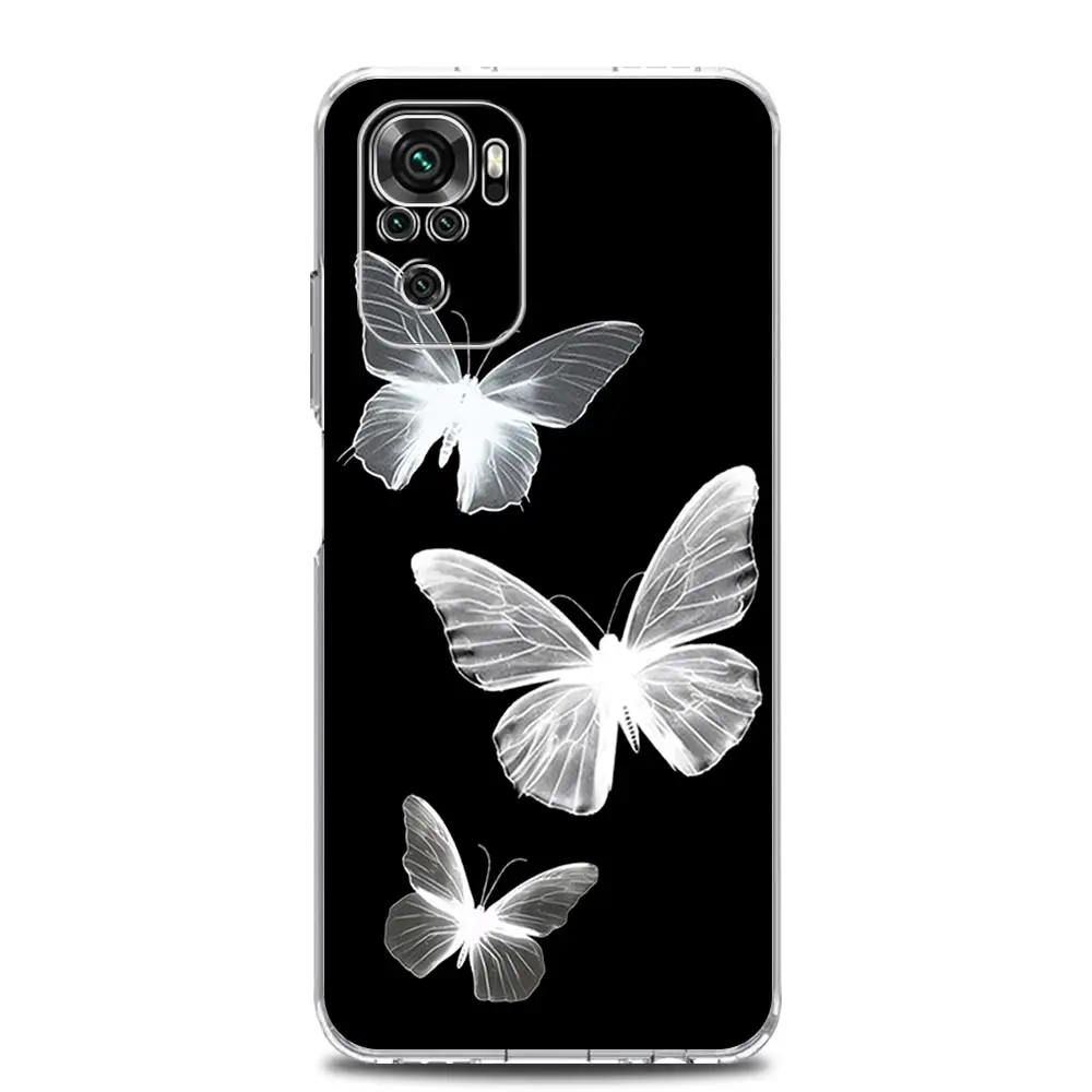 Gothic Black Lip Clear Soft Phone Case Cover