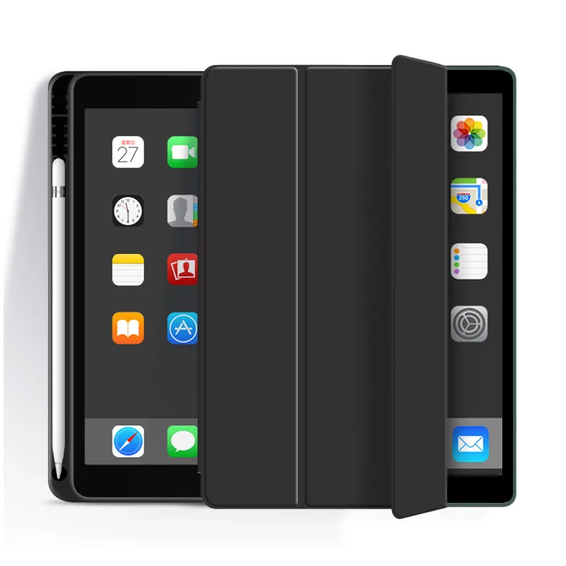 Slim Magnetic Stand Case with Pencil Holder