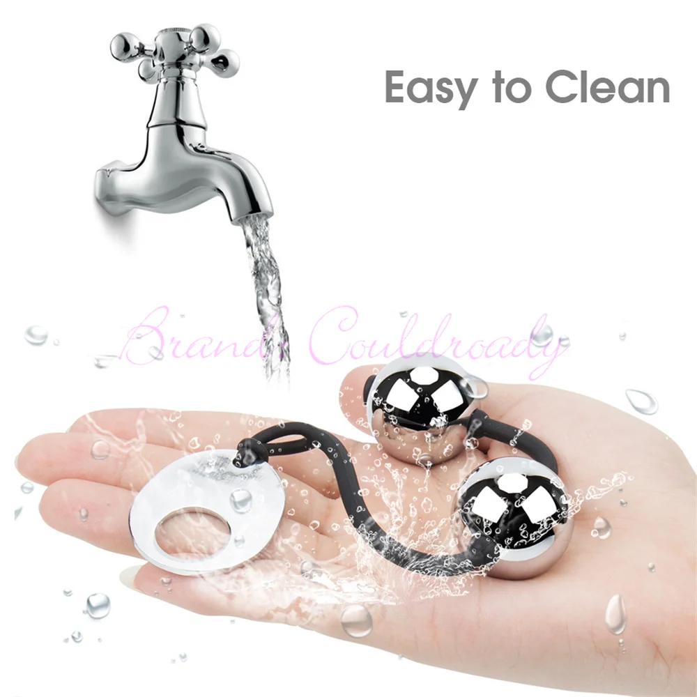 Erotic Weighted Vaginal Egg Geishaball Kegel Exerciser Metal Ben Wa Ball Anal Beads Buttplug Adult Sex Toys for Woman