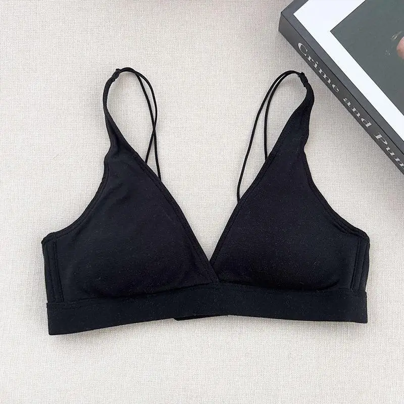 32-38AB French Triangle Cup Bra, High Quality, Thin, Soft and Nude-feeling, Comfortable, No Wires Lingerie