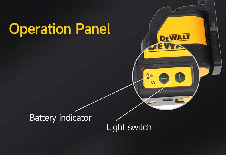 Nivel Láser Dewalt Autonivelante de 2 lineas en Cruz Verde DW088CG — Voltiks