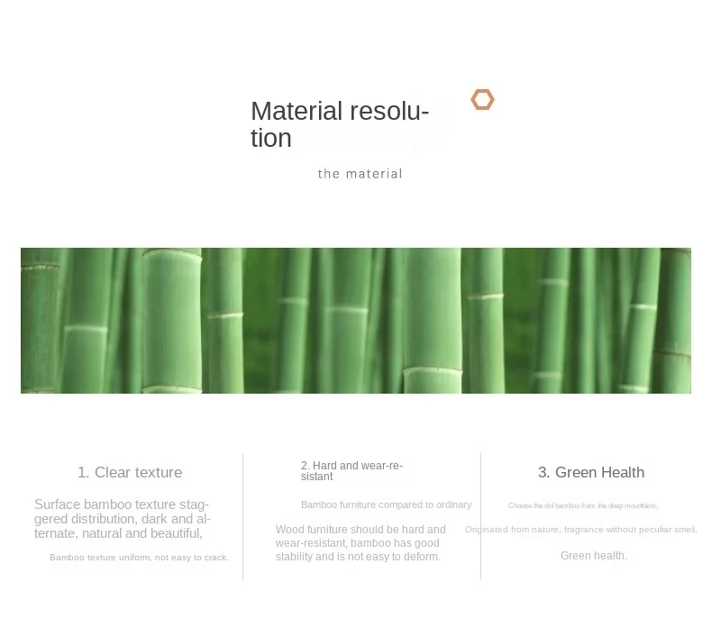 Description Picture 2 of itemBamboo solid wood Home living room coffee table small apartment dining table simple Nordic small table rental sofa side table