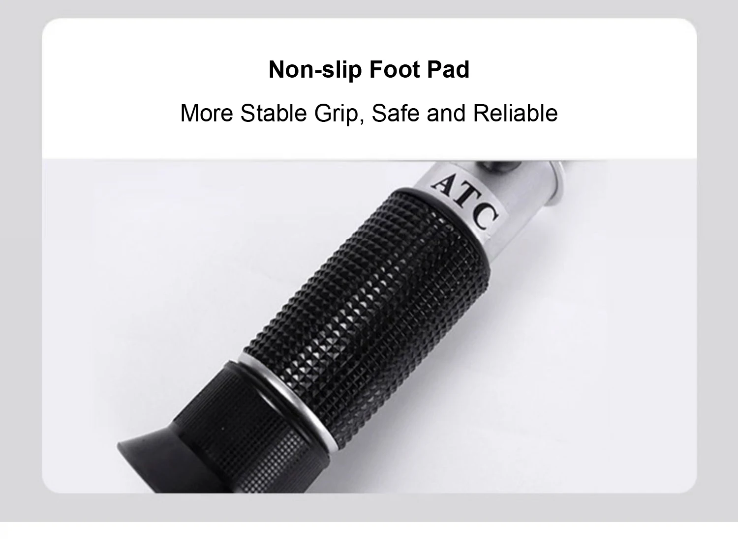 Handheld ATC Refractometer Coolant Concentration Meter Cutting Fluid Tester 0-10