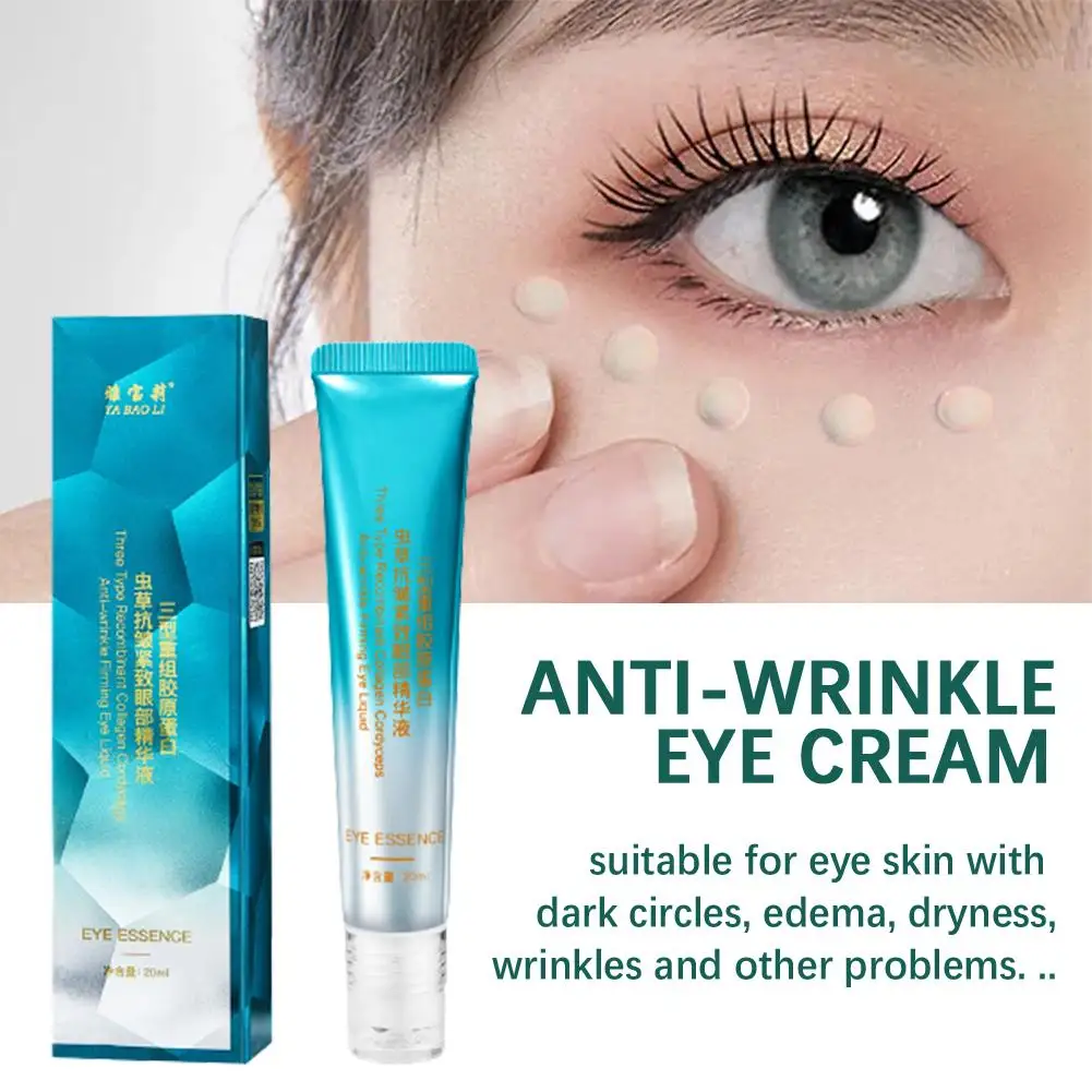 

Anti-Wrinkle Eye Cream Anti Dark Circle Eyes Bags VC Whitening Lightening Wrinkle Removal Serum Firming Beauty Skin Care 20ml