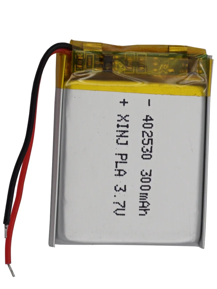 Wholesale  10pcs 3.7V 300mAh 1.11Wh Polymer Li Lithium Battery 402530 For Music Player GPS Car Camera Bluetooth Speaker DashCam — view 5