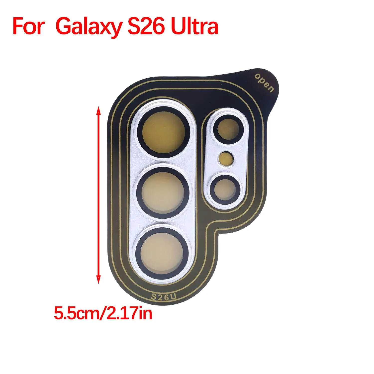 Premium Back Camera Protector - PMMA Hardness Lens Cover with Adhesive Films