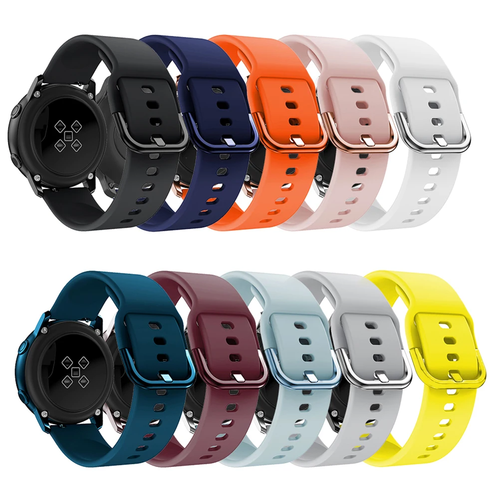 Versatile Silicone Watch Band - 20mm/22mm Adjustable Strap