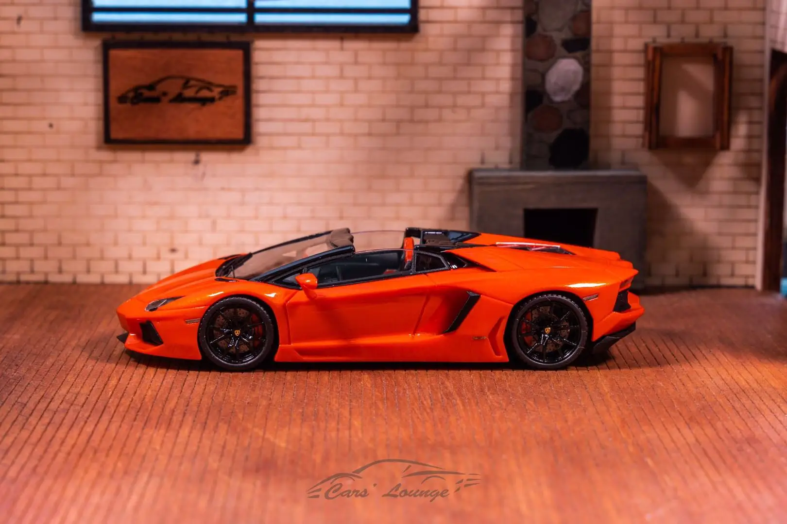 cars lounge 1/64　ランボルギーニ アヴェンタドール ロードスター Cars' lounge 1:64 Aventador LP700-4 Roadster Resin Model Car