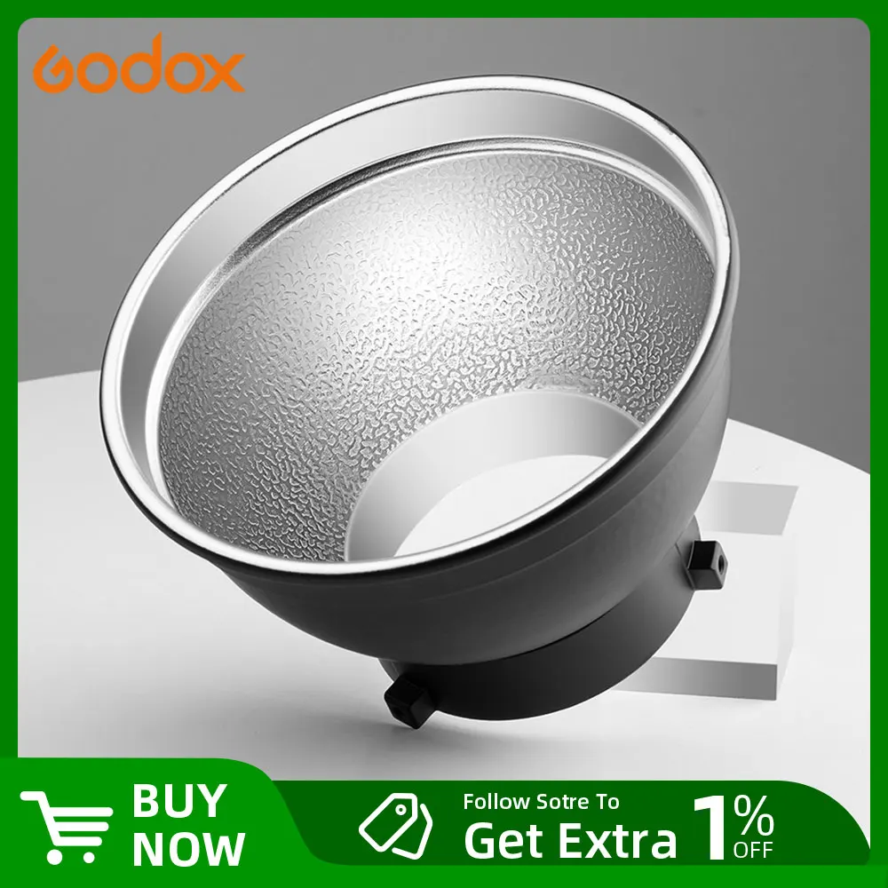 183mm Standard Reflector Bowens Mount for Godox DE400 SK400II SL-60W SL-150W SL-200W SL150II Studio Strobe Photo Flash Light