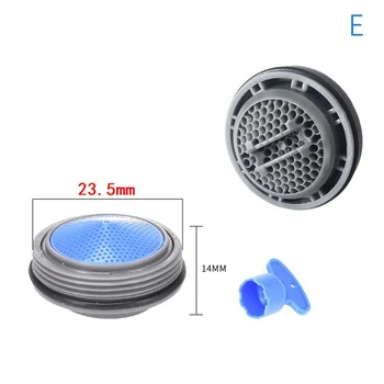 1ชิ้นตัวเติมอากาศทำจากพลาสติกสำหรับห้องน้ำแกนในตัวก๊อกน้ำเกลียวตัวเมียด้านในอุปกรณ์อะไหล่ตัวกรองหัวฉีดในครัว 10