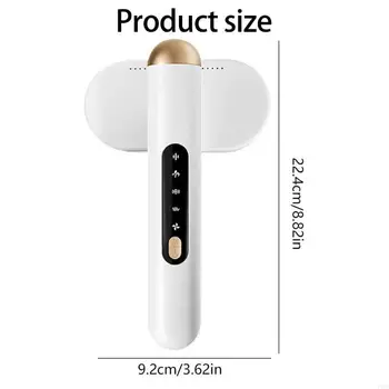 F92F Portable USB Charging Clothes Lint Remover with Powerful Motor Double Head Sweater Defuzzer for Home and Travel Use 1