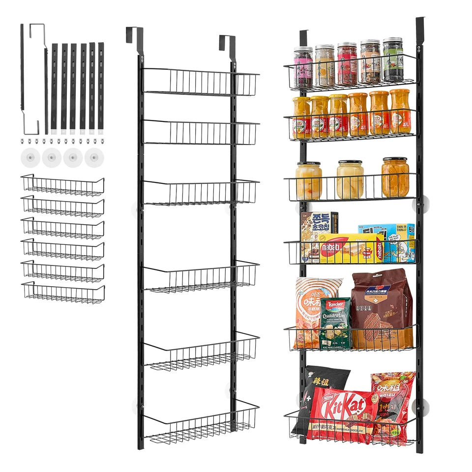 Over the Door Heavy Duty Pantry Organizer Rack