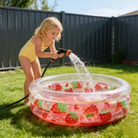 Piscine gonflable épaisse pour la famille, bain de piscine gonflable ﻿ Jouets aquatiques adaptés à l'intérieur ou à l'extérieur 2