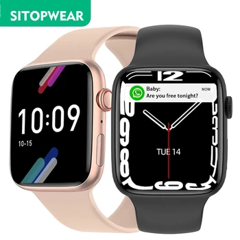 SitopWear Smart Watch 2022 Wireless Charging Smartwatch Bluetooth Calls Watches Men Women Fitness Bracelet Custom Watch Face 1