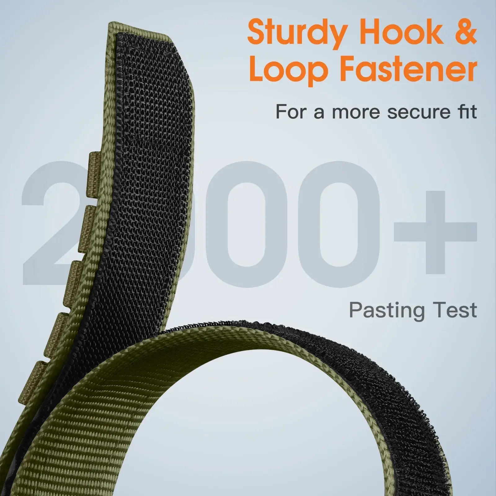 Premium Sport Nylon Smartwatch Strap, Adjustable Band