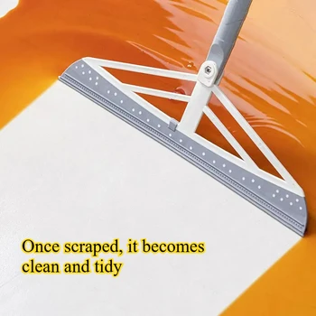 180° Rotatable Magic Silicone Broom Mop Hand Dust Brooms Home Floor Cleaning Squeegee Wiper Flooring Household Window Cleaner 1