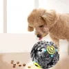 Pet Dog Molars Bite Sound Toy Leaky Food Ball Dog Sounding Squeaky Ball For Large Medium And Small Dogs Educational Toy 2