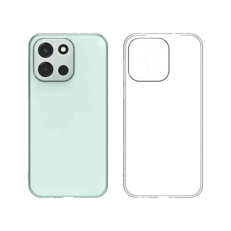 Ultra-Thin Clear Transparent Soft TPU Mobile Phone Case - Slim Back Cover Protector