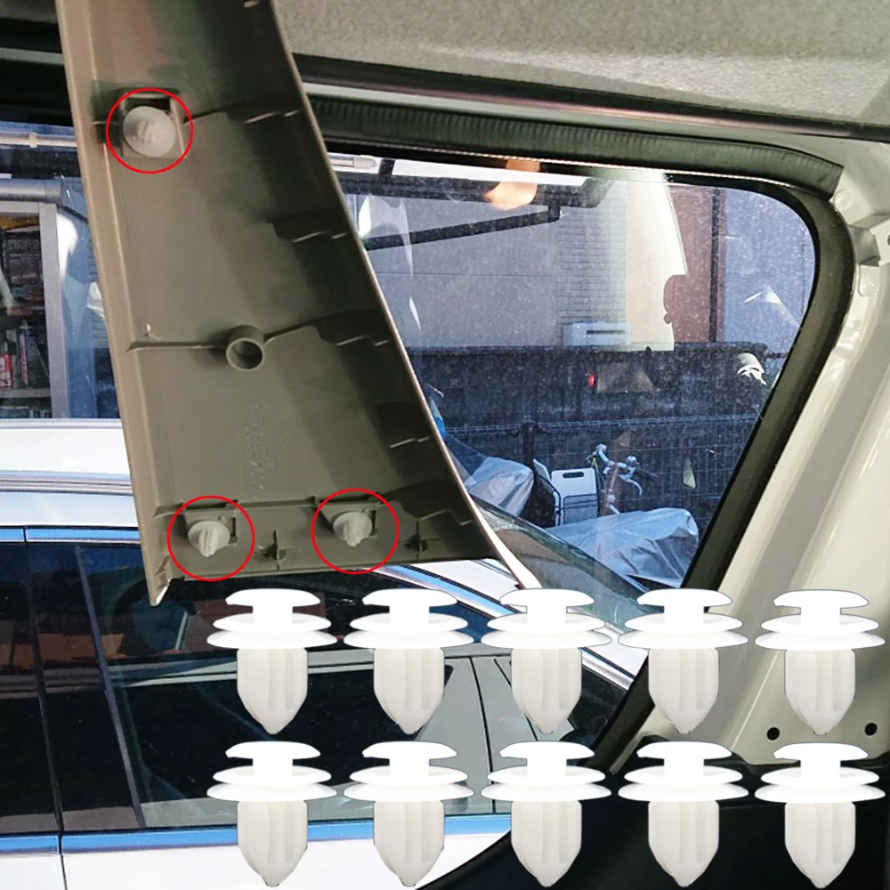Car Door Card Trim Panel Pillar Lining Clip Interna Rivet Fastener Per Honda Accord Civic Jazz Integra Stepwgn Cr-V 2003 - 2016