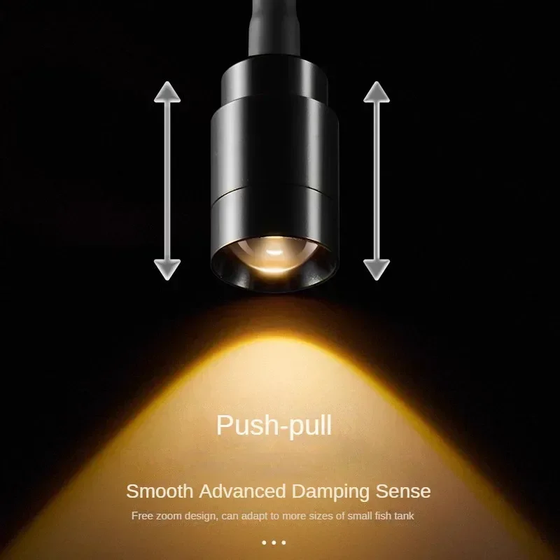 Adjustable Aquarium Mini Clip-on Lamp Spotlight South American Fish Tank Landscapin Lights Waterproof Led Lights pecera