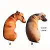 Soft Lifelike Animal Throw Pillow Hound Plush Creative Cushion 3D Dog Pillow Office 6