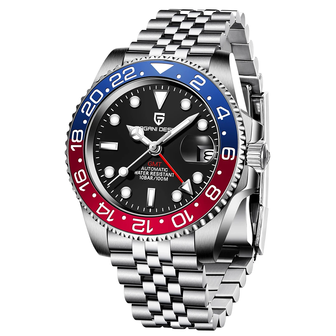 PAGANI DESIGN PD-1662 V5 Men’s Automatic Mechanical Watch Ceramic Bezel 100M