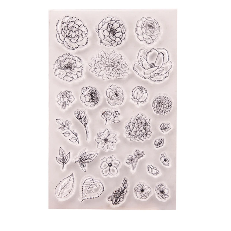 

Flower Stamp Baby Shower Easter Party Invitation Mother's Day Cards Make Tool M68E