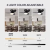 Nordic fan lights, bedrooms, study rooms, dining rooms, modern and minimalist ceiling fan lights, children's rooms, commercial o 3