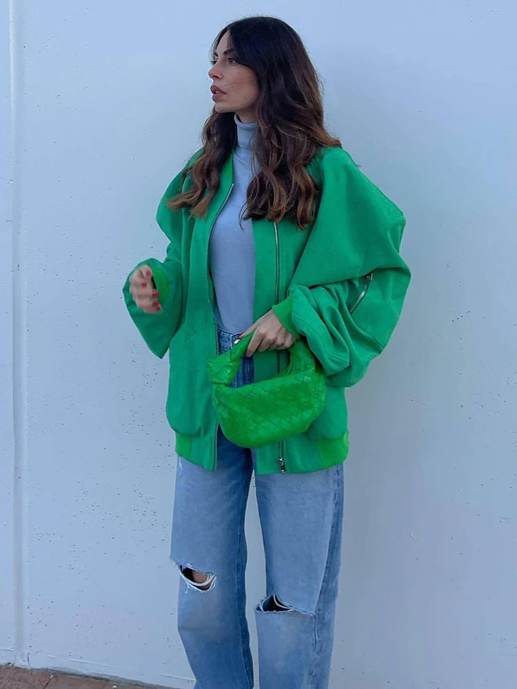 

Taruxy Autumn Winter Bomber Jackets Women 2022 Street Casual Cool Style Baseball Uniform Warm Coats Women's Clothing Parkas