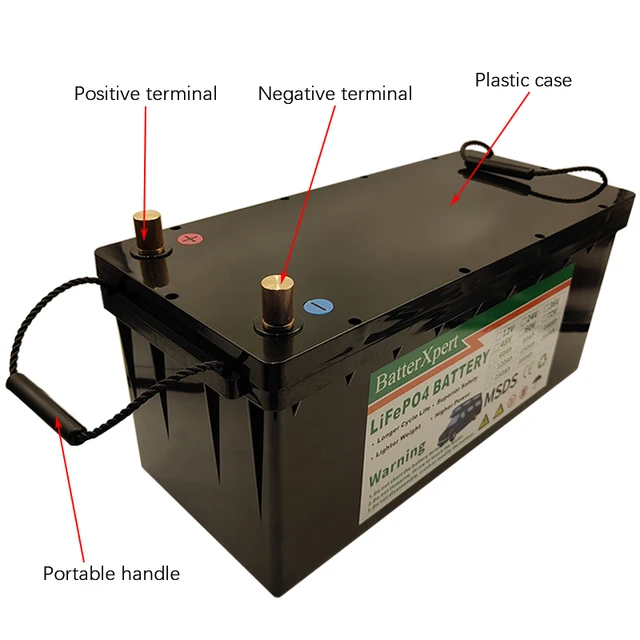 12V 24V 48V 100ah 200ah 280ah 300ah 400ah Lifepo4 Batterie Lithium