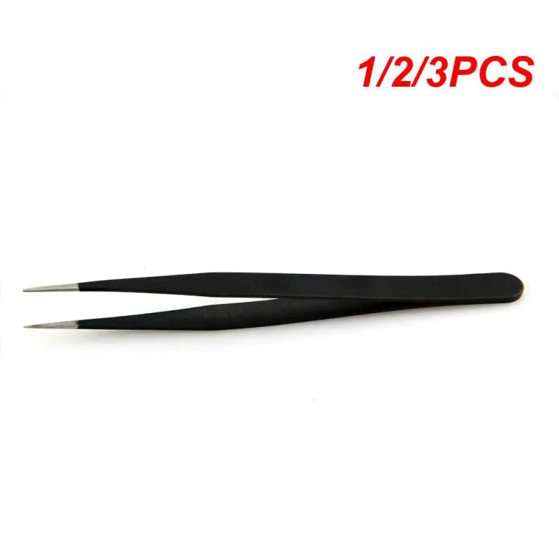 

1/2/3PCS NewBlack Grafted individual Eyelash Tweezers Lashes Extension Curved Straight False eyelash eyebrow tweezers Makeup