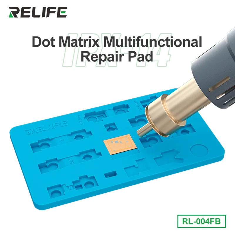 

RL-004FB Dot Matrix Multifunctional Repair Pad Insulation Heat-Resistant Soldering Station Silicon Soldering Mat for BGA Solder