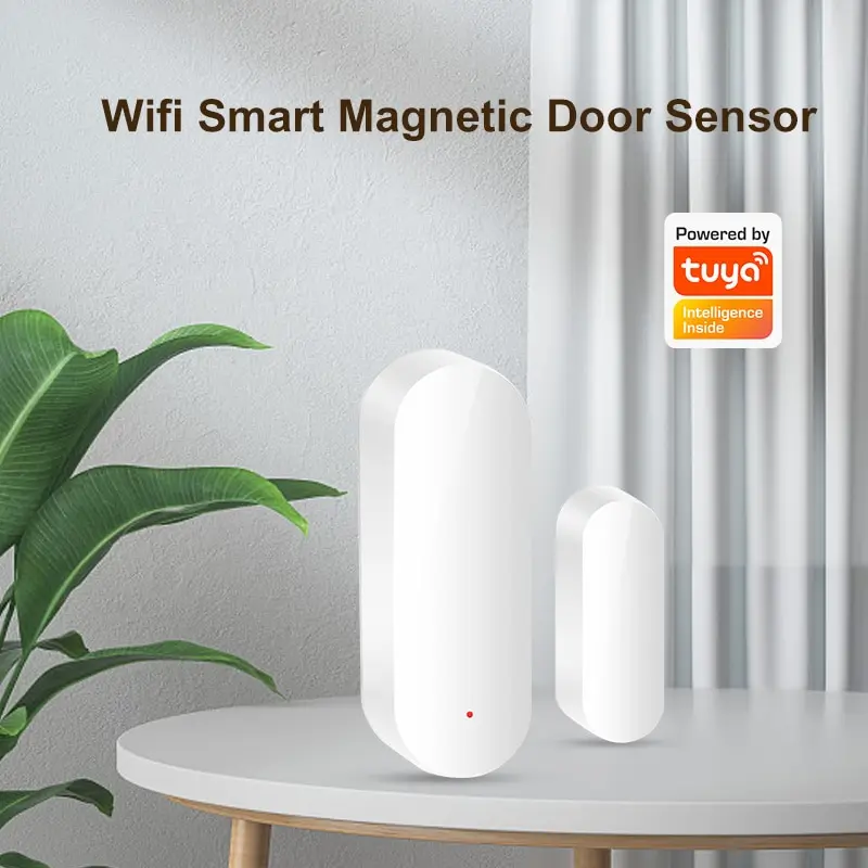 

Smart WiFi Door Sensor TY001 Tuya Open Close Detector Smartlife App Control Notification Compatible with Alexa Google Home